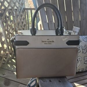 kate spade Black and Tan Satchel